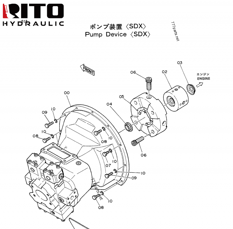 4187134 Hydraulic Pump 4187134 Hydraulic Pump