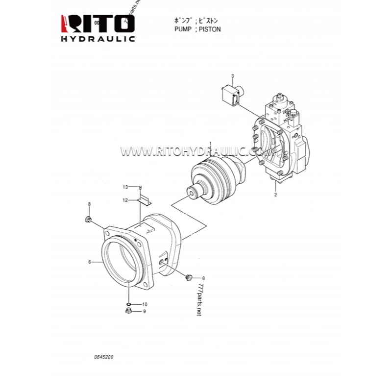 9136529 Hydraulic Pump 9136529 Hydraulic Pump