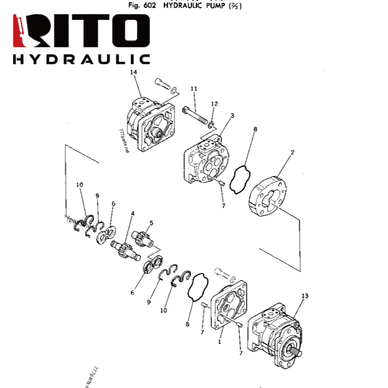 705-56-34000 Hydraulic Pump 705-56-34000 Hydraulic Pump