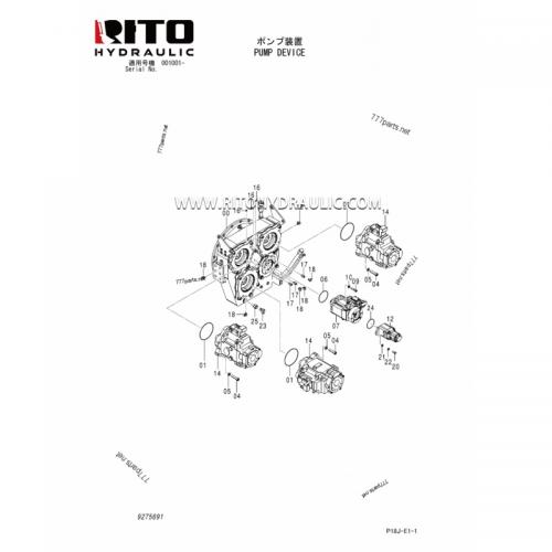 9275691 Hydraulic Pump