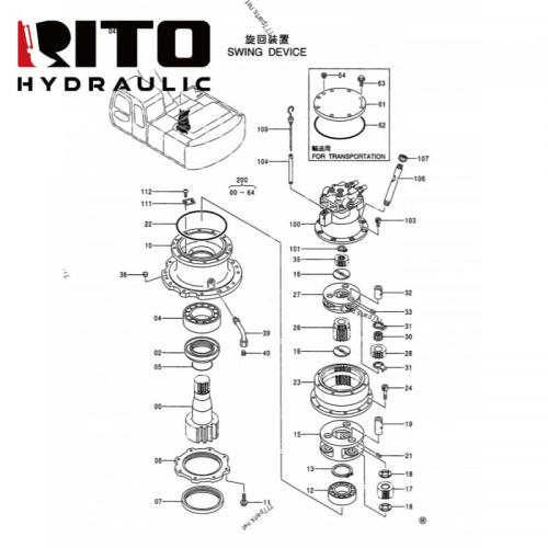4330233 Swing Motor