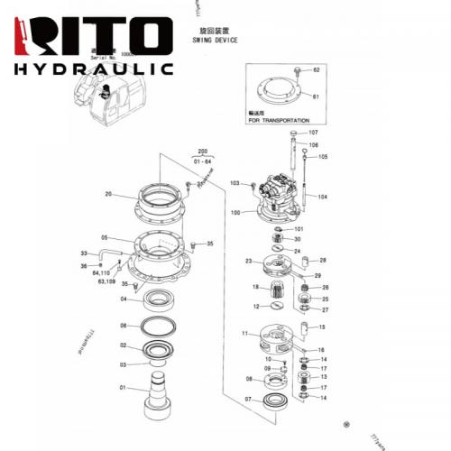4398514 Swing Motor