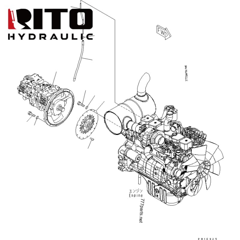 708-2L-00102 Hydraulic Pump 708-2L-00102 Hydraulic Pump