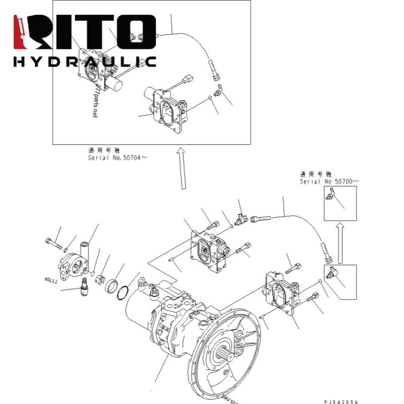 708-2L-00182 Hydraulic Pump 708-2L-00182 Hydraulic Pump