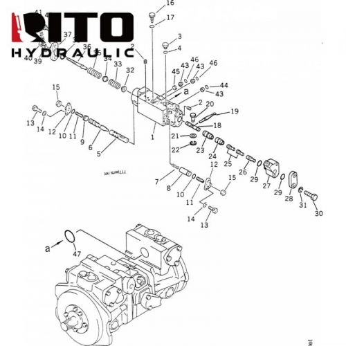 708-21-04023 Hydraulic Pump