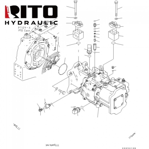 708-2K-00121 Hydraulic Pump