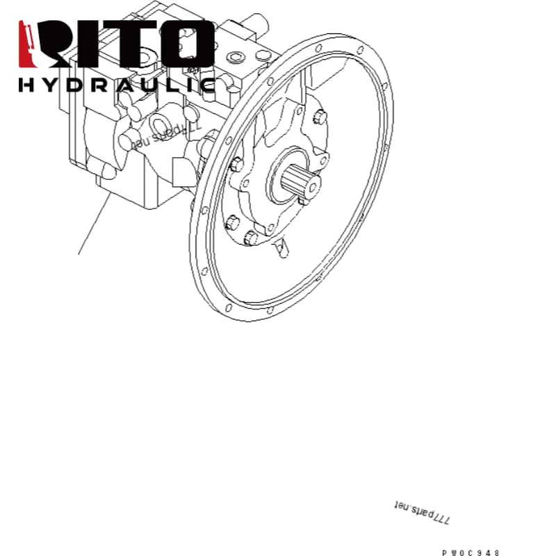 708-3T-00116 Hydraulic Pump 708-3T-00116 Hydraulic Pump