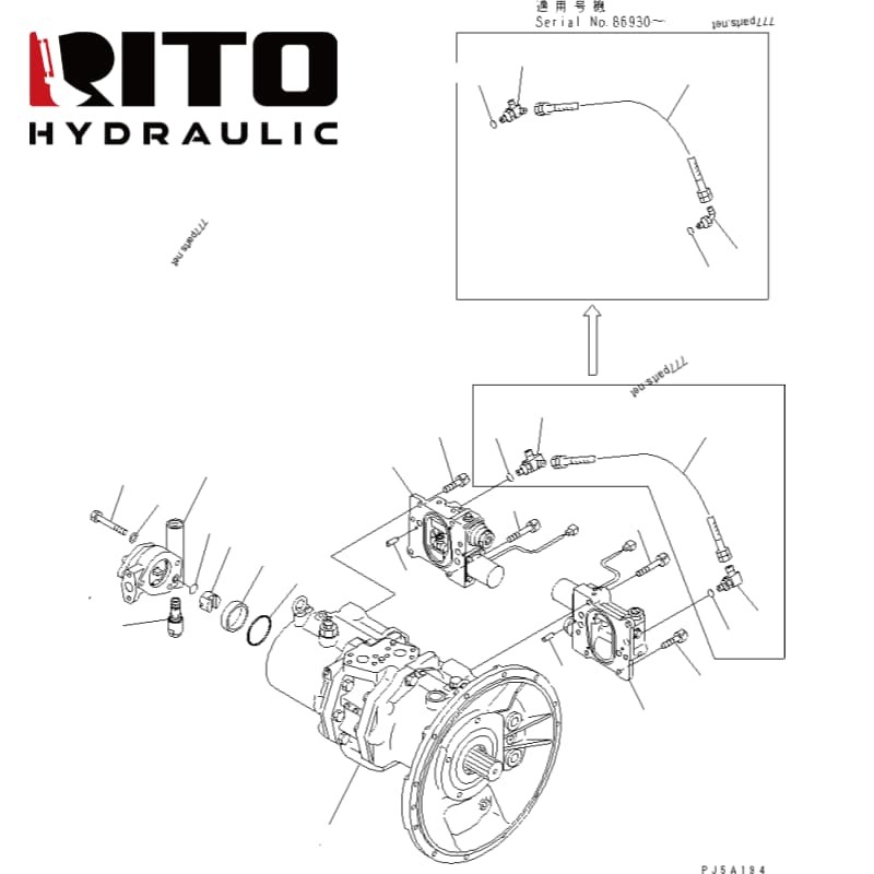 708-2L-00151 Hydraulic Pump 708-2L-00151 Hydraulic Pump