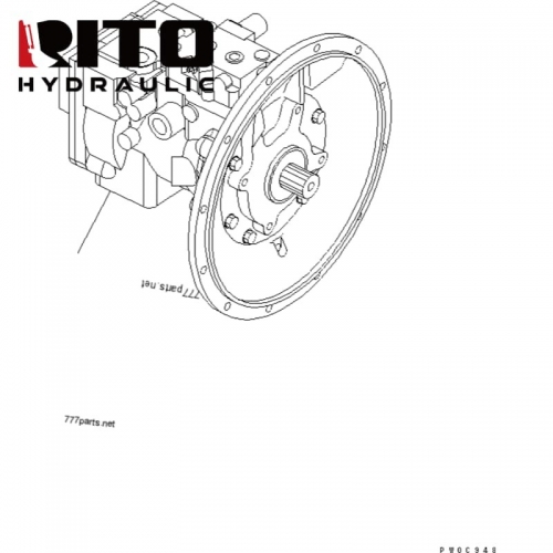 708-3T-00120 Hydraulic Pump