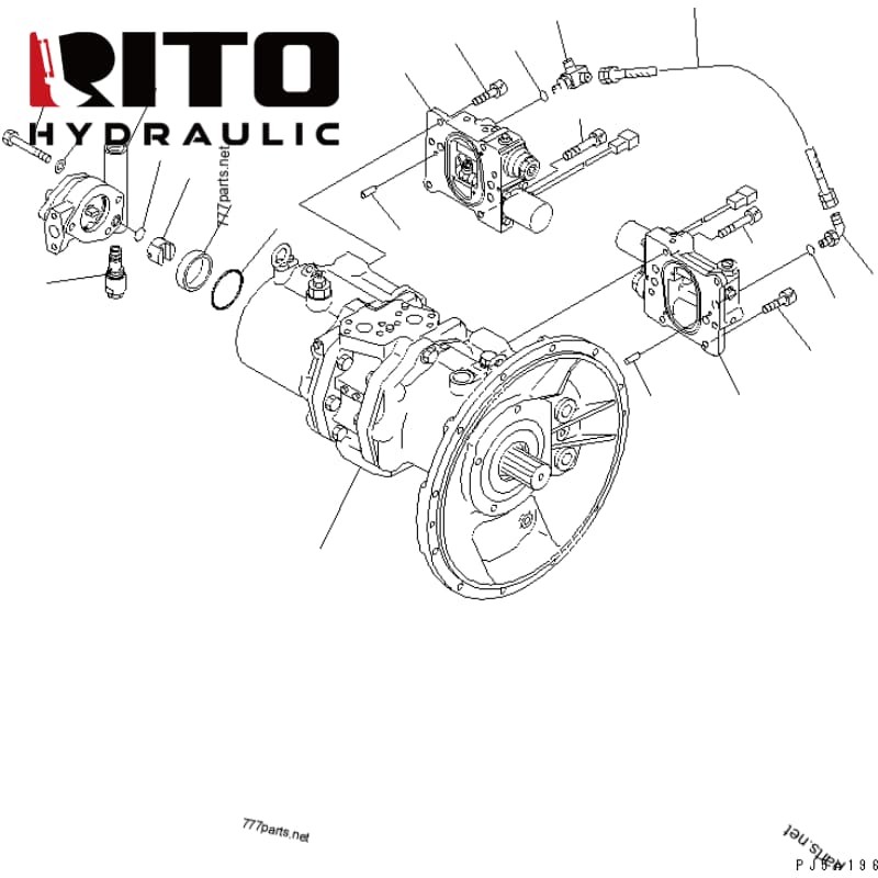 708-2L-00171 Hydraulic Pump