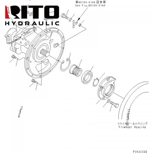 708-1L-00061 Hydraulic Pump