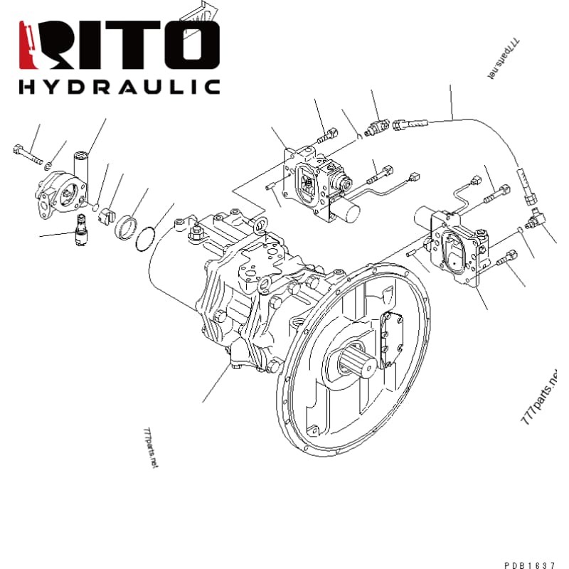 708-2H-00120 Hydraulic Pump 708-2H-00120 Hydraulic Pump