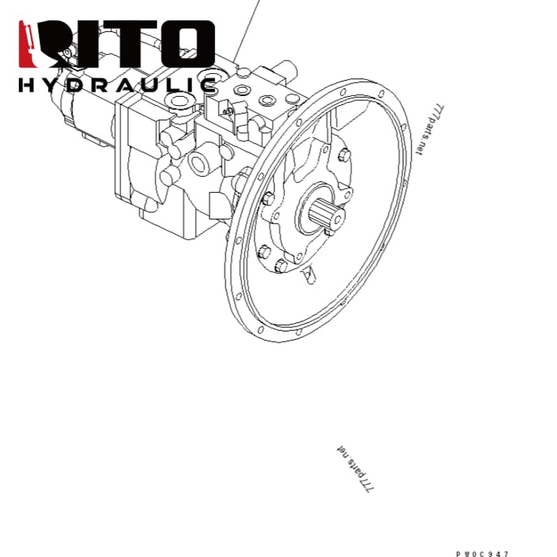 708-3T-00217 Hydraulic Pump