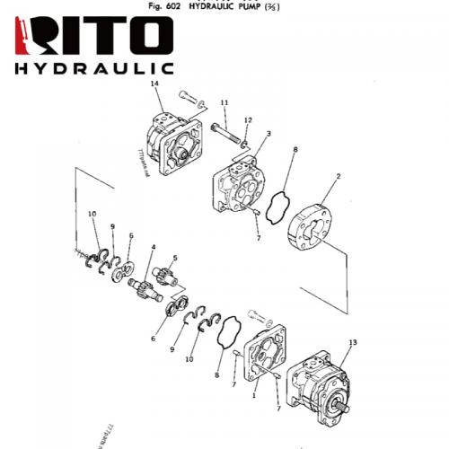 705-56-34000 Hydraulic Pump
