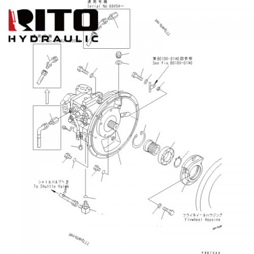 708-1L-00471 Hydraulic Pump