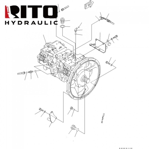 708-2L-00112 Hydraulic Pump