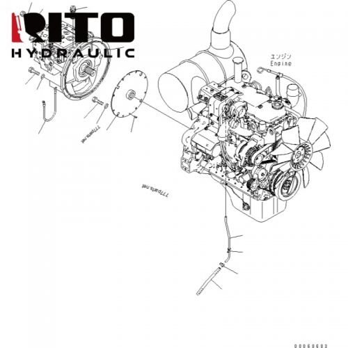 708-3M-00030 Hydraulic Pump