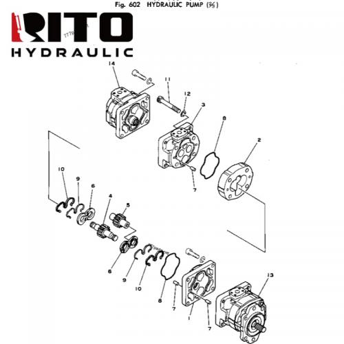705-58-34000 Hydraulic Pump