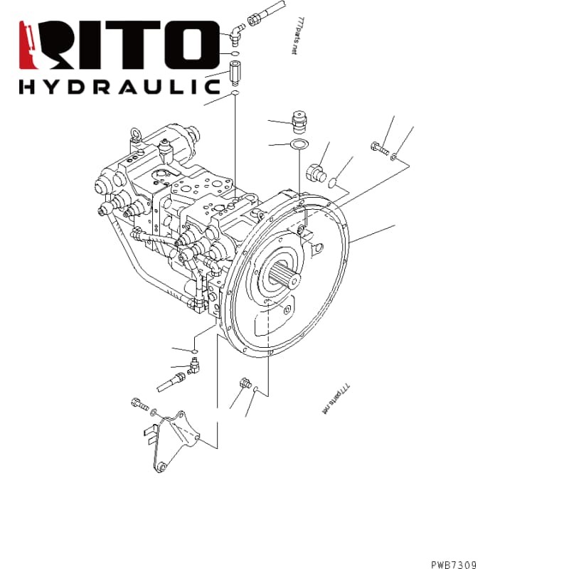 708-2L-00450 Hydraulic Pump 708-2L-00450 Hydraulic Pump