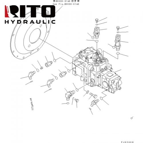 708-3S-00411 Hydraulic Pump