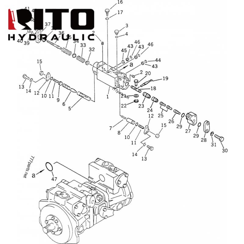 708-21-04033 Hydraulic Pump 708-21-04033 Hydraulic Pump