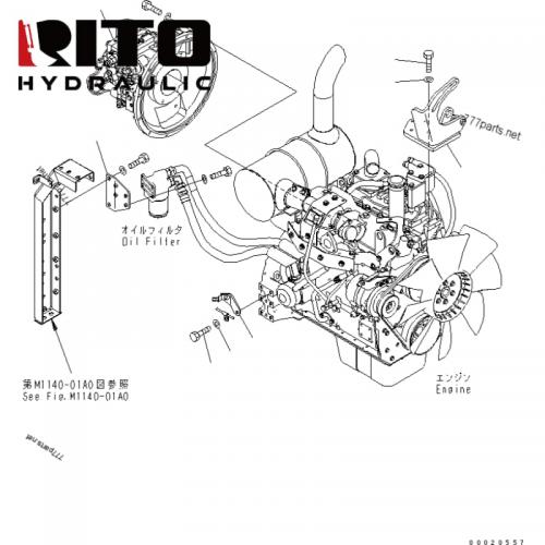708-1L-00650 Hydraulic Pump