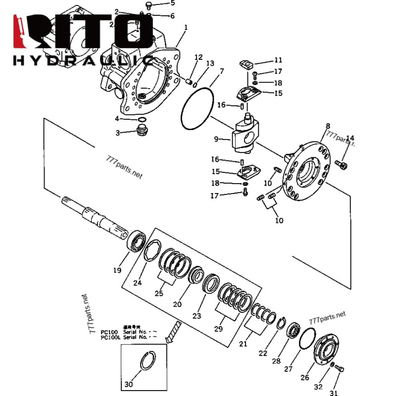 708-23-01012 Hydraulic Pump