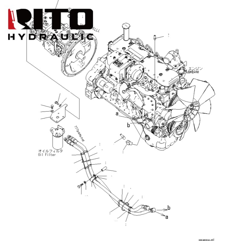 708-2L-00500 Hydraulic Pump 708-2L-00500 Hydraulic Pump