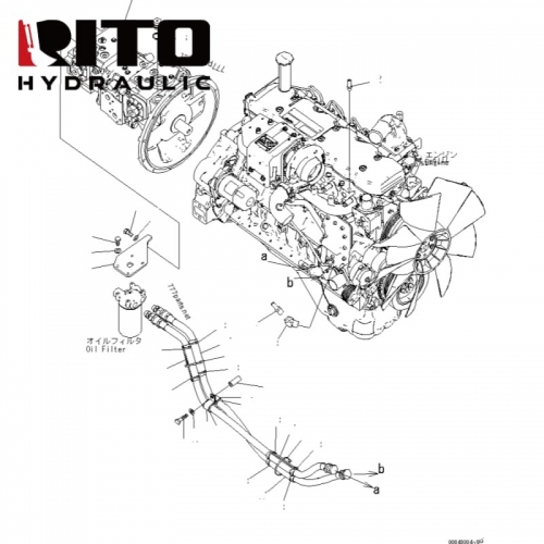 708-2L-00500 Hydraulic Pump