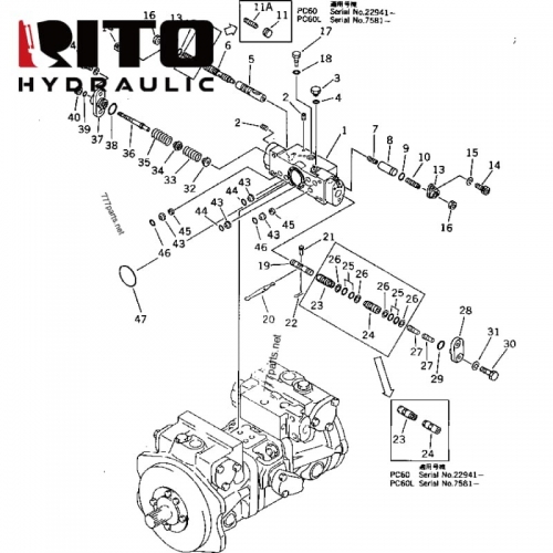 708-21-01011 Hydraulic Pump