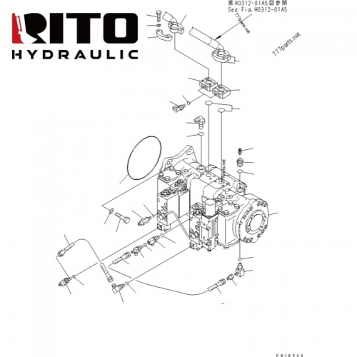 708-2L-00750 Hydraulic Pump