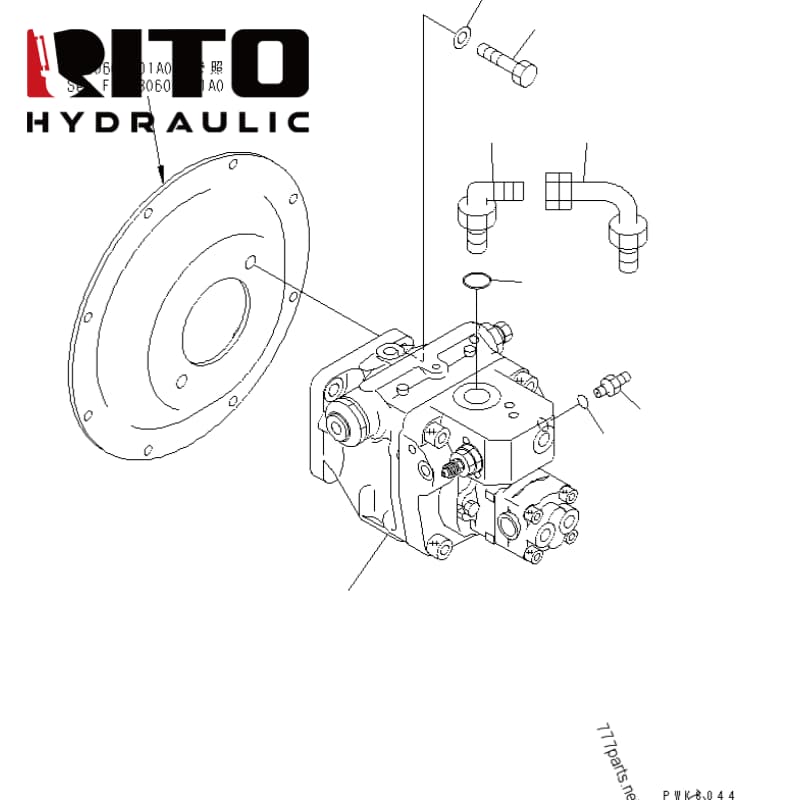 708-1T-00142 Hydraulic Pump