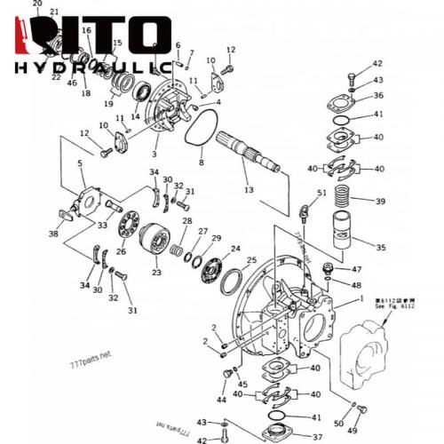 20Y-60-X1261 Hydraulic Pump