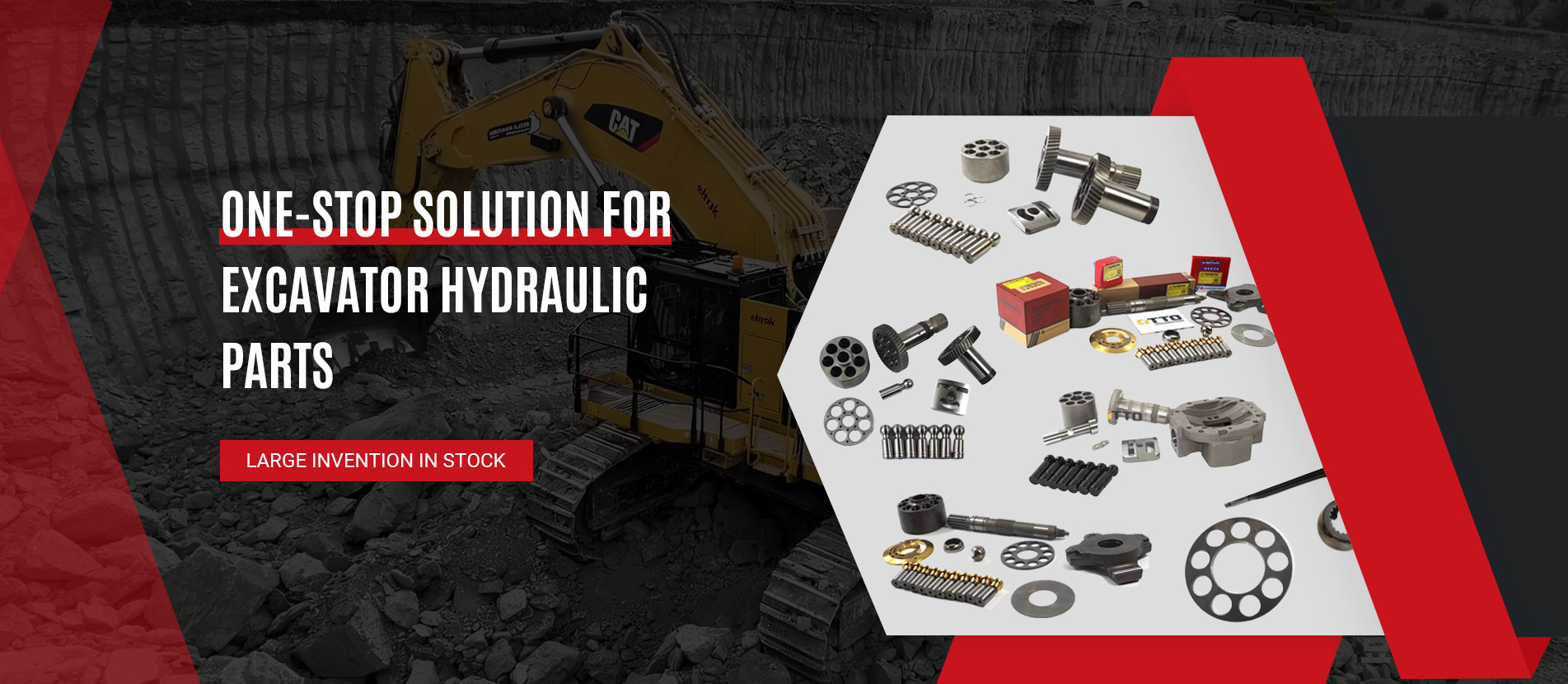 ONE-STOP SOLUTION FOR EXCAVATOR HYDRAULIC PARTS