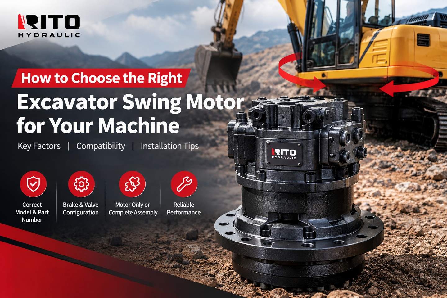 Excavator Swing Motor Selection Guide: How to Choose the Right Replacement for Your Machine (2026)