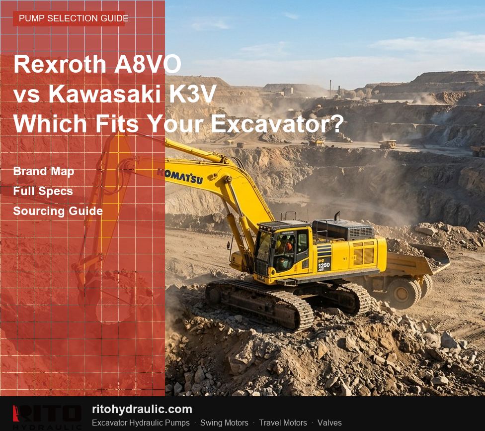 Rexroth A8VO vs Kawasaki K3V: Which Hydraulic Pump Fits Your Excavator? (2026)