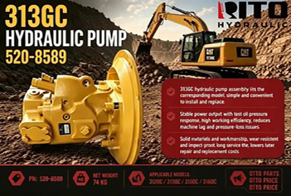 CAT 313GC Hydraulic Pump Assembly (520-8589): Complete Guide for the 13-Ton Excavator Class (2026)