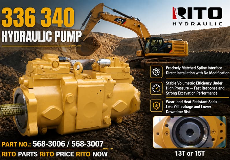Caterpillar 336 Hydraulic Pump: Complete Specifications, Features & Buying Guide (2026)