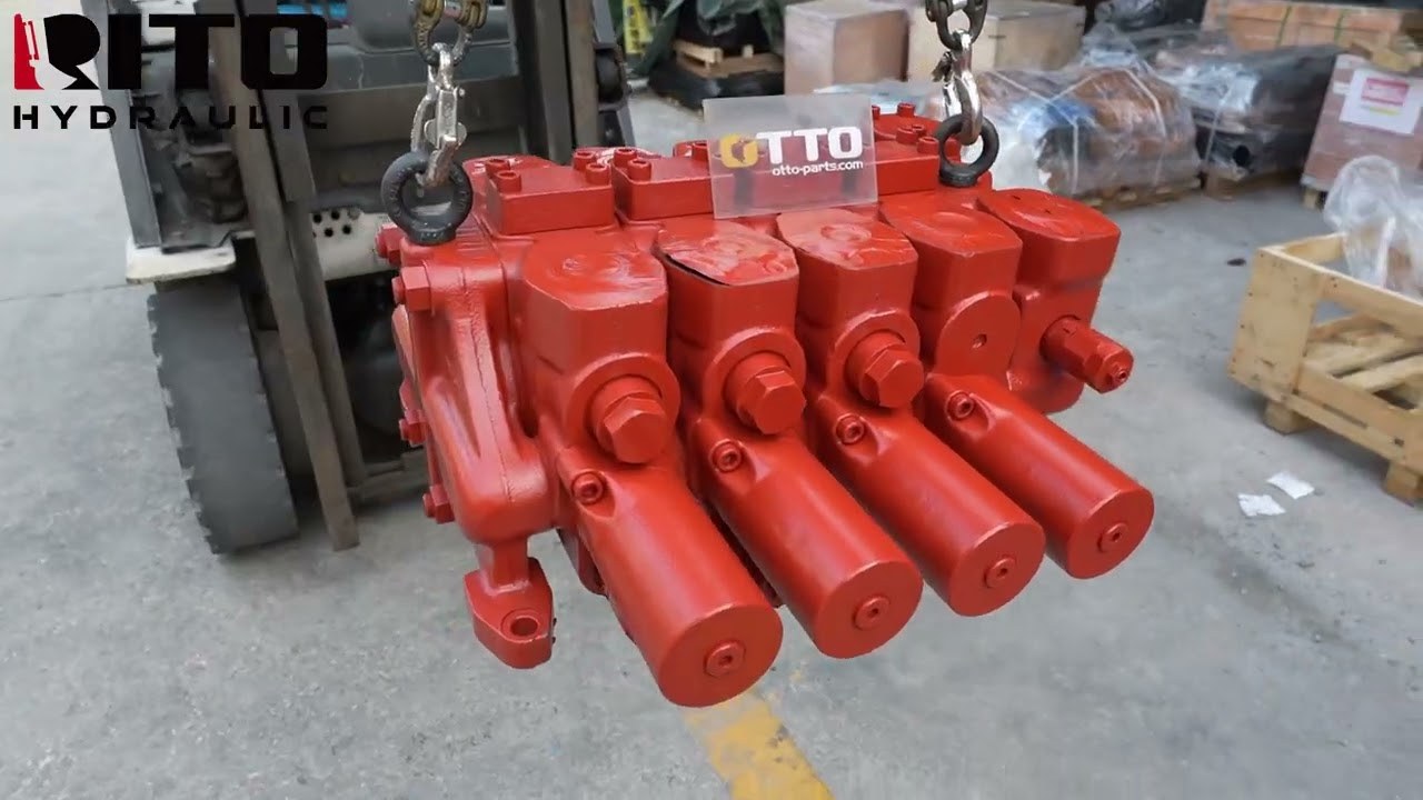  Hitachi EX1900 Excavator Main Control Valve 4480288 & 4630690 Walkaround