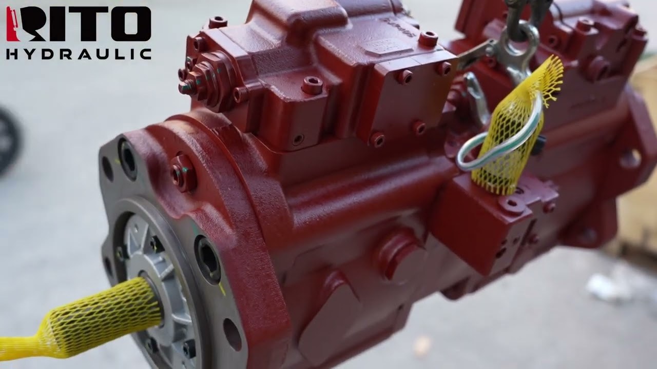  Hyundai R210LC-7 Excavator Main Hydraulic Pump 31N6-10010 K3V112DT Review