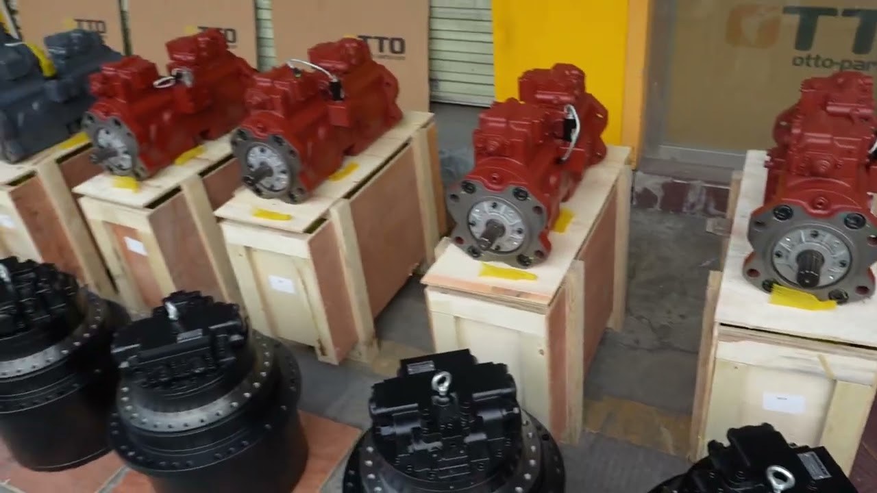  Inside Our Massive Hydraulic Parts Warehouse! Excavator Pumps & Motors Stock